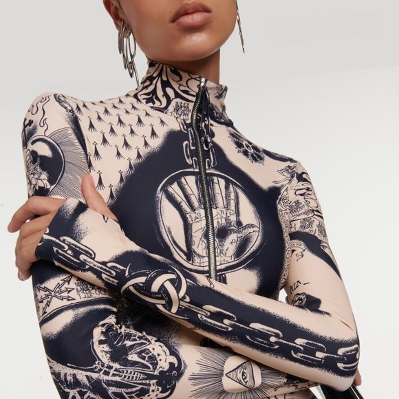 Jean Paul Gaultier Tops - Jean Paul Gaultier  Tattoo Collection